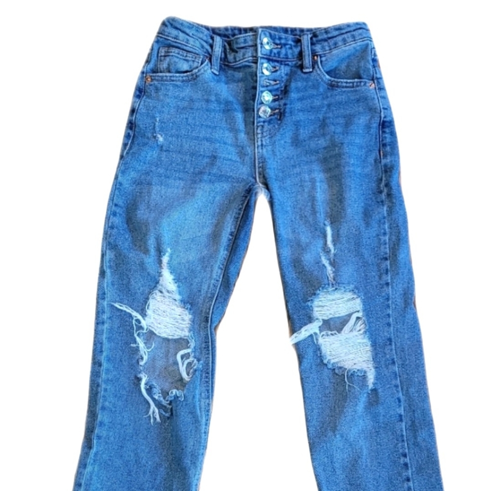 wild fable 5 button relaxed blue jeans size 00